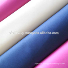 Tissu 100% coton 139*72 CM40*CM40 125gsm tissage uni, chemises du Vietnam